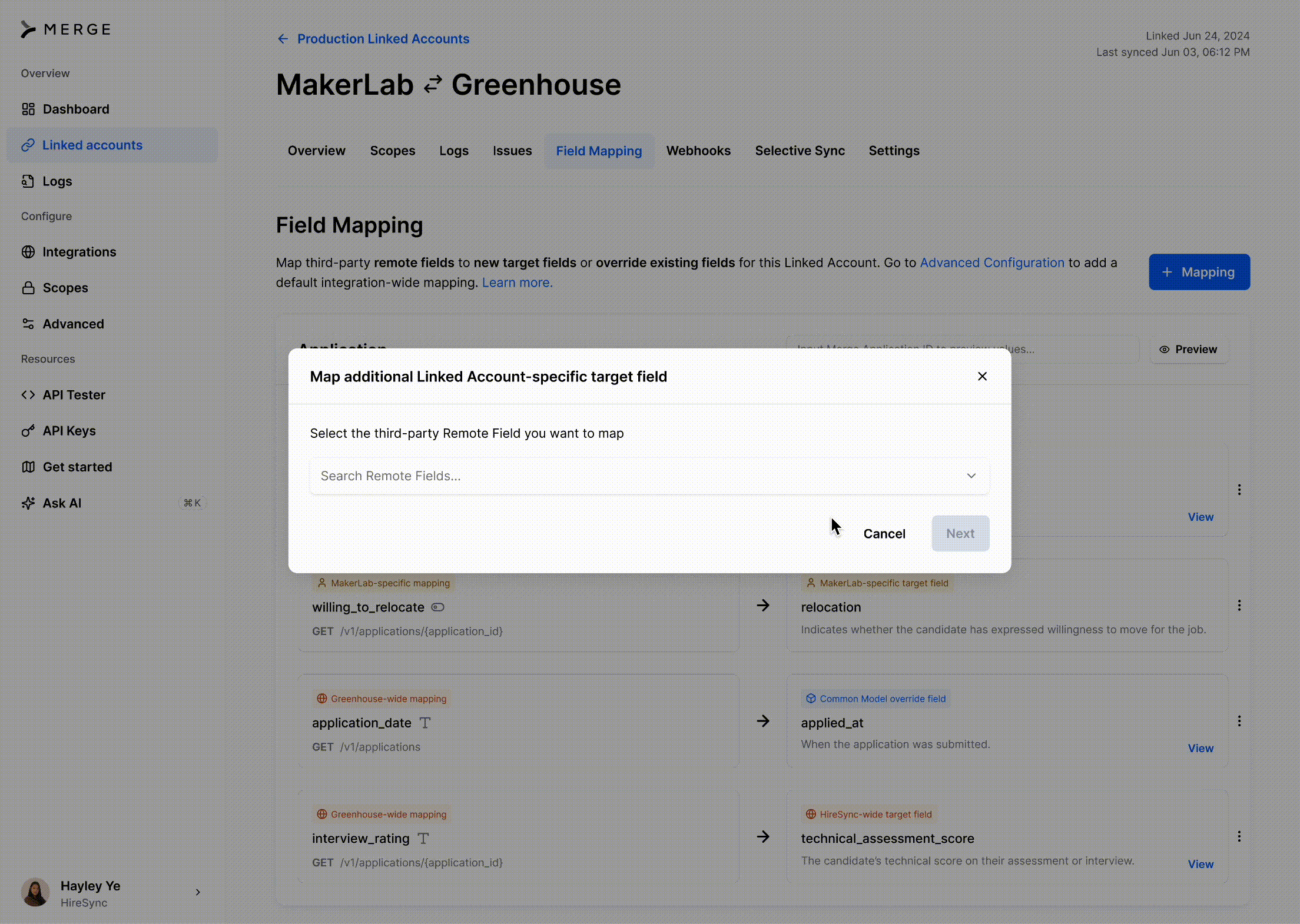 gif of advanced mapping with JMESPath prototype